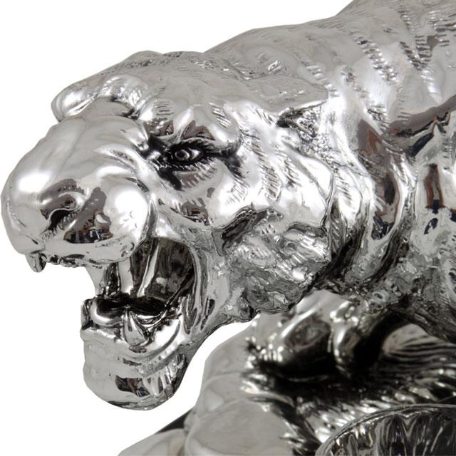Indian Tiger Vodka Set Silver Plated by Chinelli - made in Italy [2]