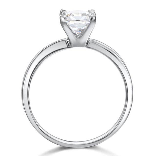 Inel Borealy Argint 925 Simulated Diamond Logodna Princess Marimea 7 [3]