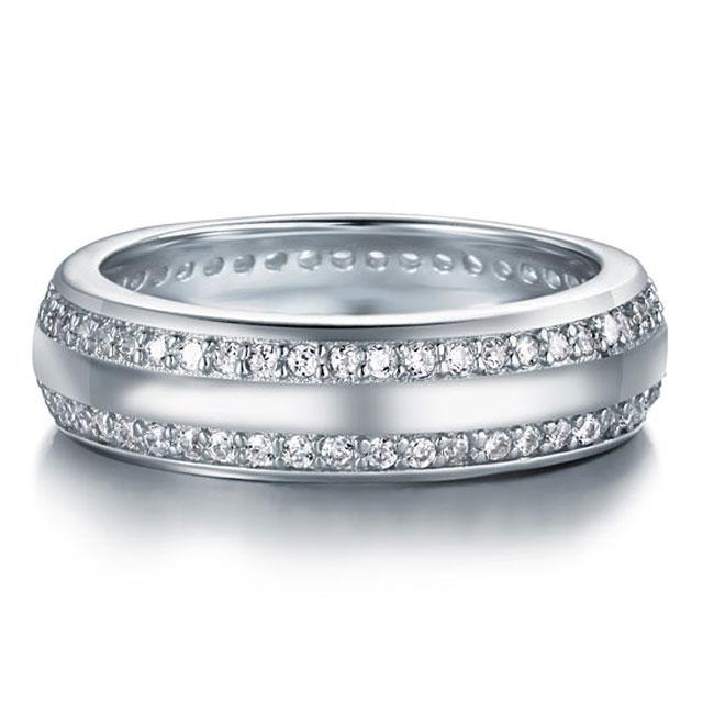 Inel Borealy Argint 925 Created Diamond Verigheta Marimea 8 [1]