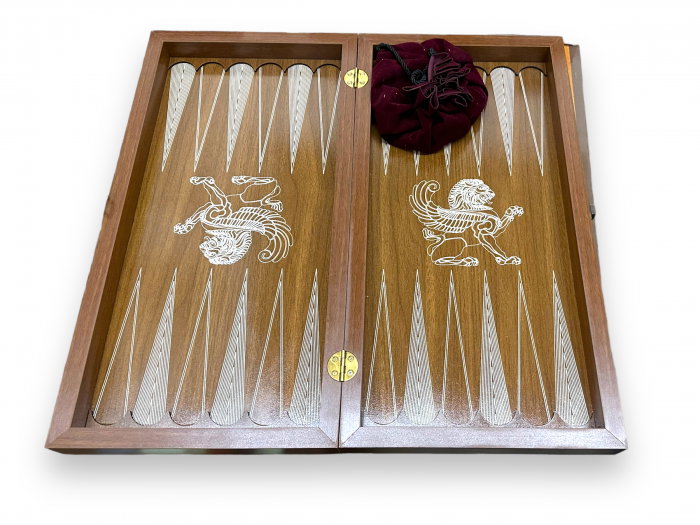 Joc de Table Backgammon Luxury Lemn Masiv [2]