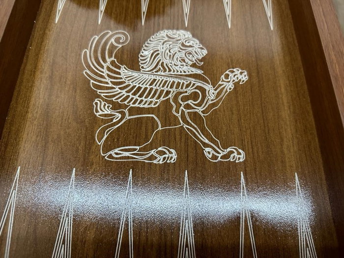 Joc de Table Backgammon Luxury Lemn Masiv [4]