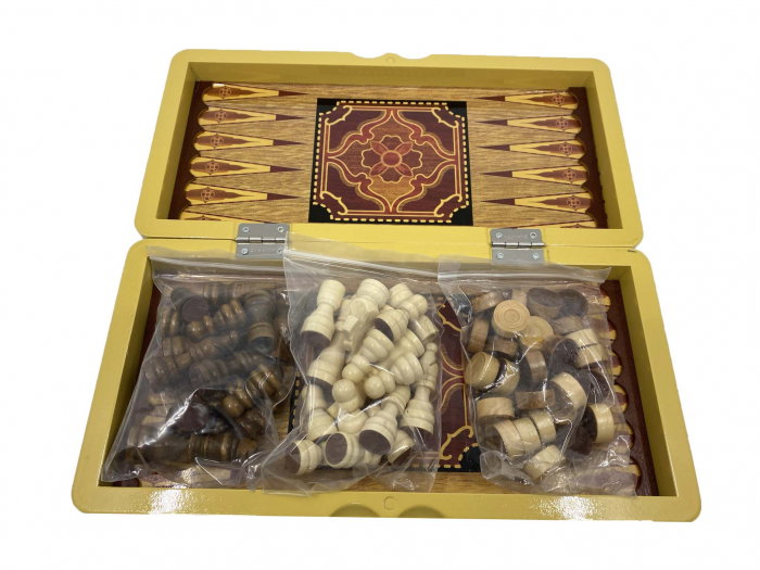 Joc Table si Sah - Wooden Box [3]
