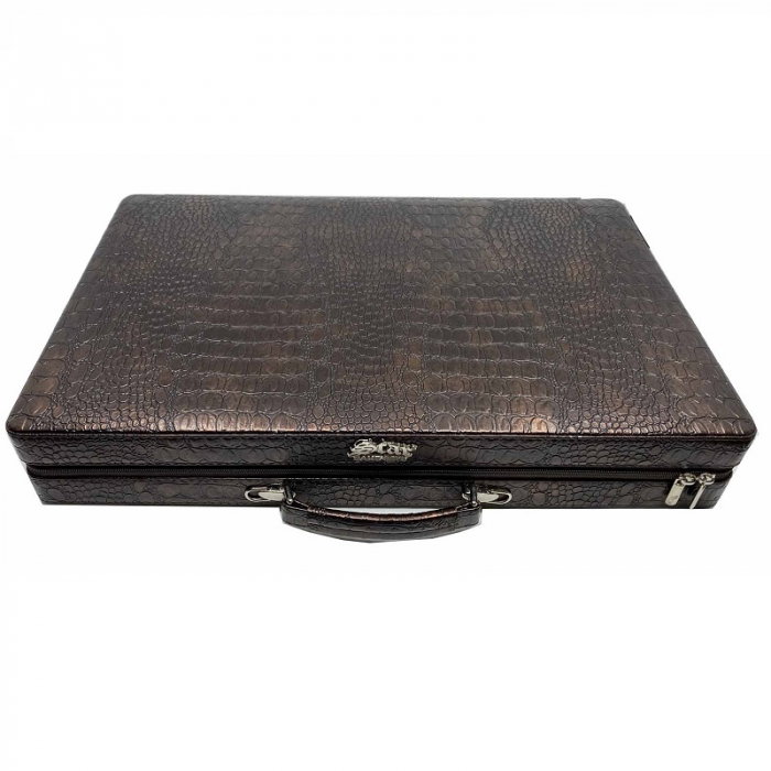 Joc table Star Luxury Edition Leather cu cărți de joc aurite – cadou de lux pentru bărbați [2]