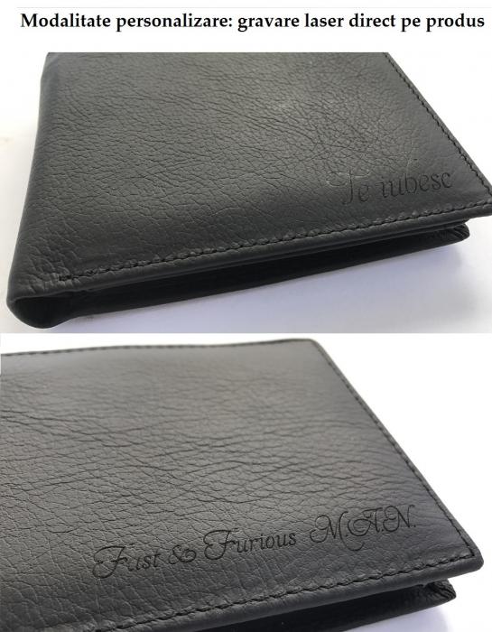 Set Leather Wallet Bank Note Brown S.T. Dupont si Note Pad Burgundy Hugo Boss [4]