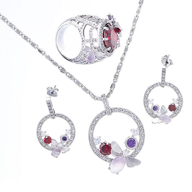 Set Borealy Medalion, Cercei si Inel Luxury Paradise [1]