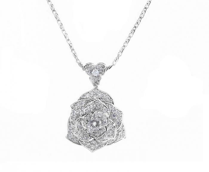 Luxury Rosa Set Cercei Borealy Colier Si Inel [5]