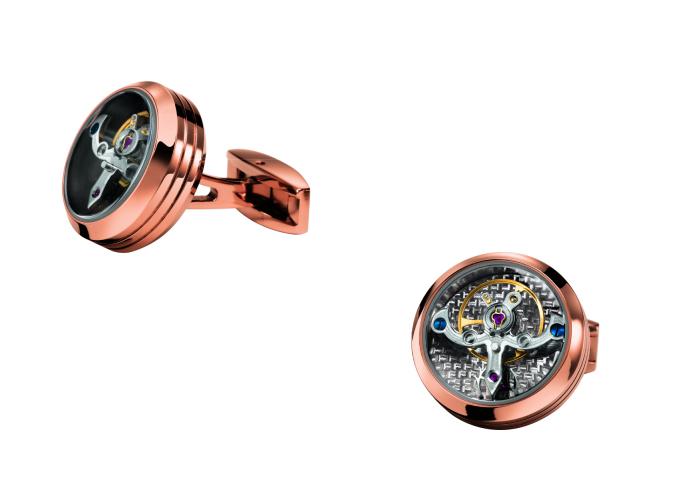 Butoni TF Est. 1968 Tourbillon Luxury - Placaţi cu aur roz - Made in Switzerland [3]