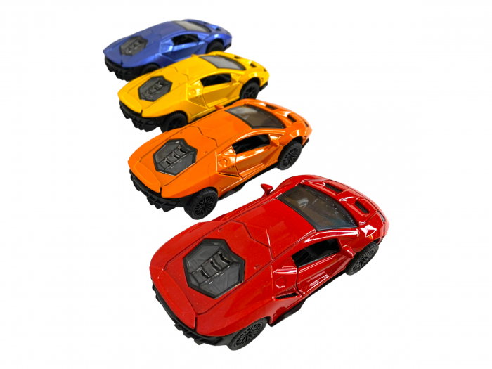 Masinuta Metalica Lamborghini (cu usi ce se deschid) - Jucarie - 13 x 5 cm [7]