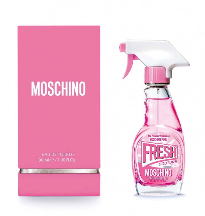 Cadou Rose Gold Luxury Şampanie - cu foiţă de aur 23 karate & Parfum Moschino Fresh Pink Couture 30 ml [3]
