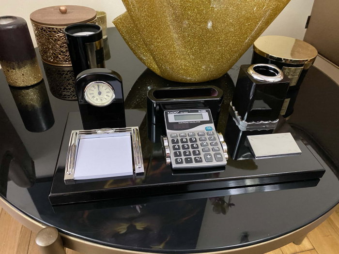 Set Birou Office Business Desk Black Premium [5]