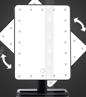 Oglinda Mare cu Leduri si Touch 22 cm, alba [4]