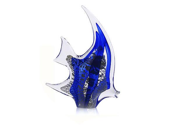 Pesce Angelo Argint by Marcolin (Handmade crystal) 18 cm - Made in Italy [1]