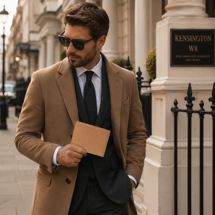 Portofel Hugo Boss Kensington Camel – Eleganța Gentlemanului Modern [2]