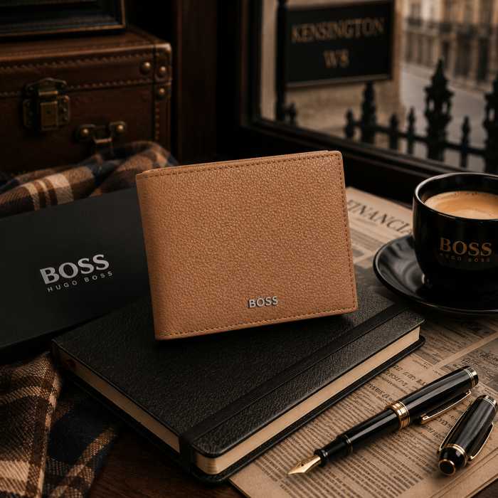 Portofel Hugo Boss Kensington Camel – Eleganța Gentlemanului Modern [1]