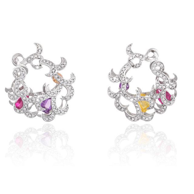 Set Borealy Simulated Topaz Cercei, Medalion, Bratara si Inel Prelude Luxury [3]