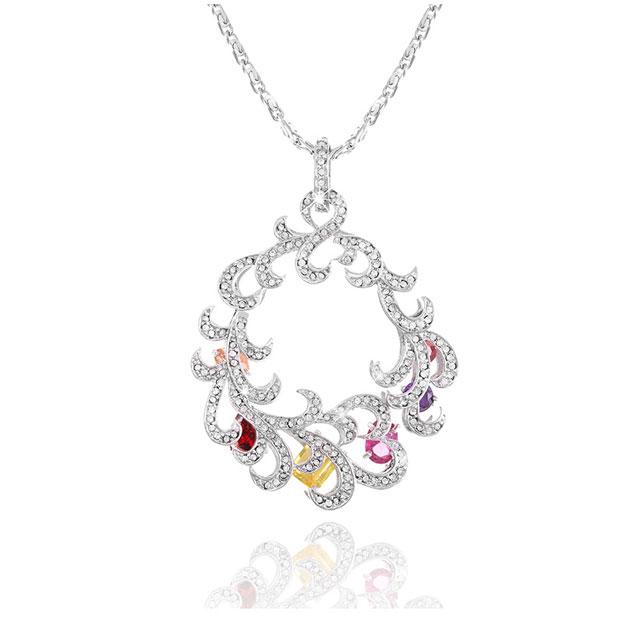 Set Borealy Simulated Topaz Cercei, Medalion, Bratara si Inel Prelude Luxury [5]