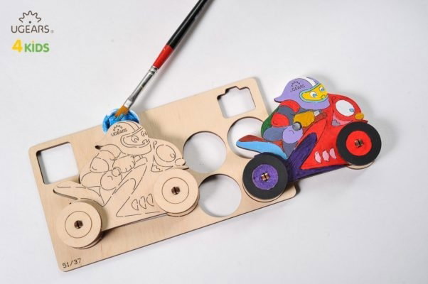 Puzzle lemn Motocicleta [2]