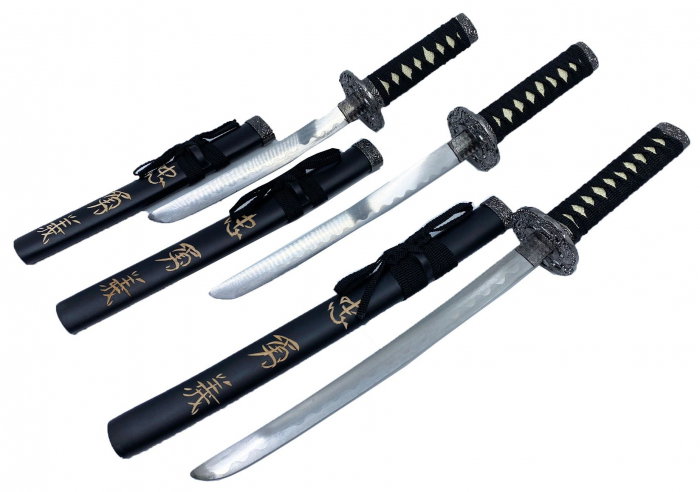 Set 3 Sabii Samurai Japoneze (decoratiune) [3]