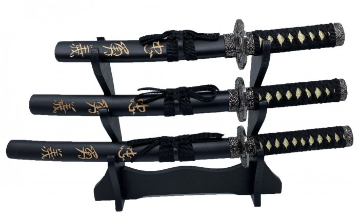 Set 3 Sabii Samurai Japoneze (decoratiune) [1]