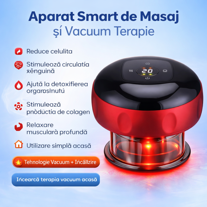 Aparat Smart Masaj Vacuum Anti-Celulită cu Încălzire – Masaj Profesional Acasă [3]
