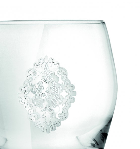Set 2 pahare Acqua Atelier Arabesque Silver Plated by Chinelli, made in Italy [2]