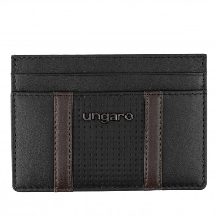 Portofel Piele Naturala Carduri Ungaro Taddeo Black [2]