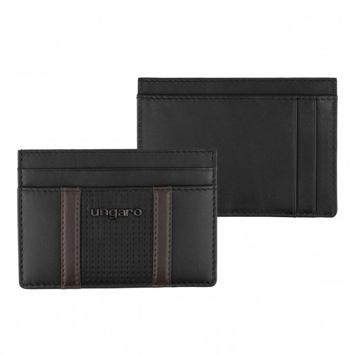 Portofel Piele Naturala Carduri Ungaro Taddeo Black [1]