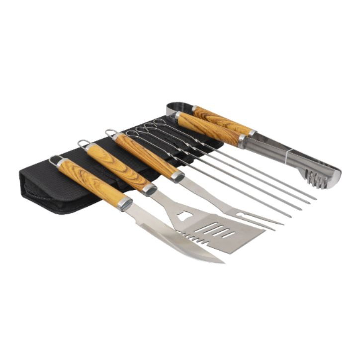 Set 8 ustensile pentru grătar cu husa Barbeque Kitchen [1]