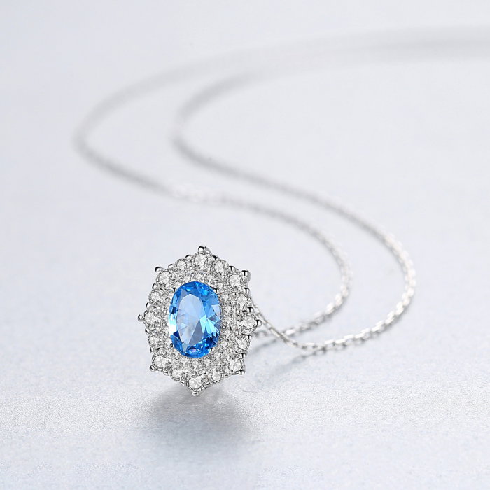Set Cercei Colier Royal Topaz Blue [9]