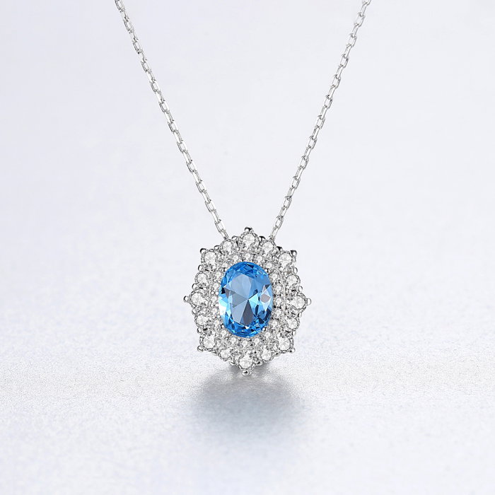 Set Cercei Colier Royal Topaz Blue [8]