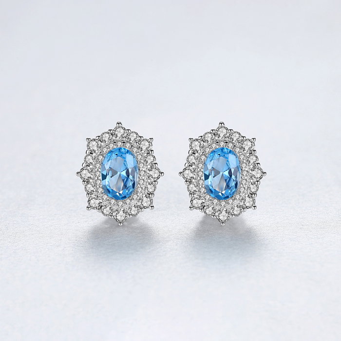 Set Cercei Colier Royal Topaz Blue [6]