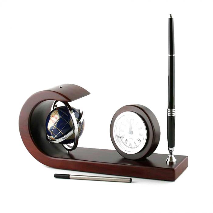 Set de birou Twisted Base (cu glob transparent) [1]