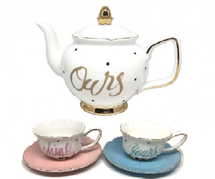 Set Cadou Cesti & Ceainic Cuplu:  Mine, Yours, Ours [1]