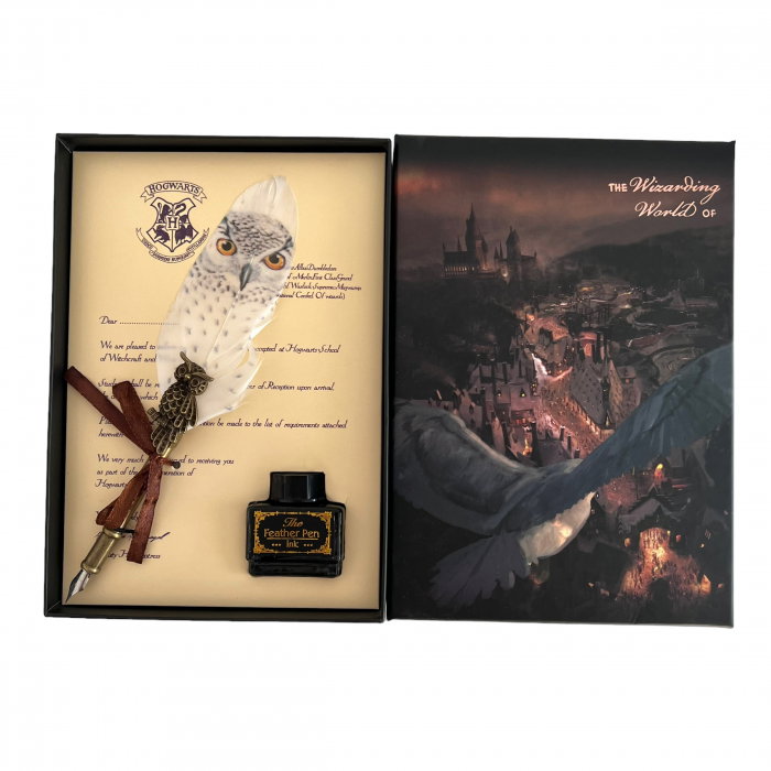 Set Caligrafie Harry Potter - Pana de scris si calimara desk [4]