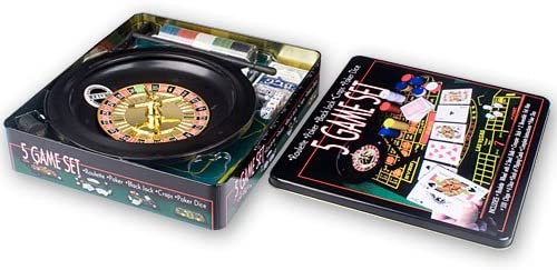 Set cazino "Las Vegas" - 5 Jocuri: ruleta, poker, Black Jack, craps, poker dice [9]