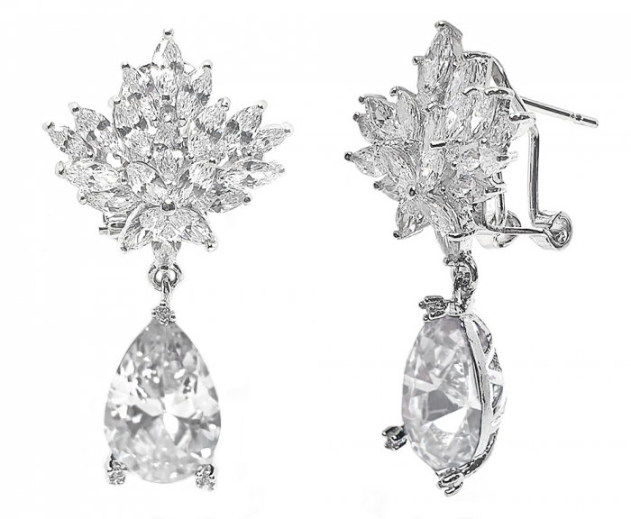 Set Cercei si Colier Borealy Glamorous Diva White [5]