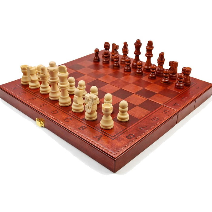 Set Șah Piele Premium Cadou Elegant Bărbați [1]