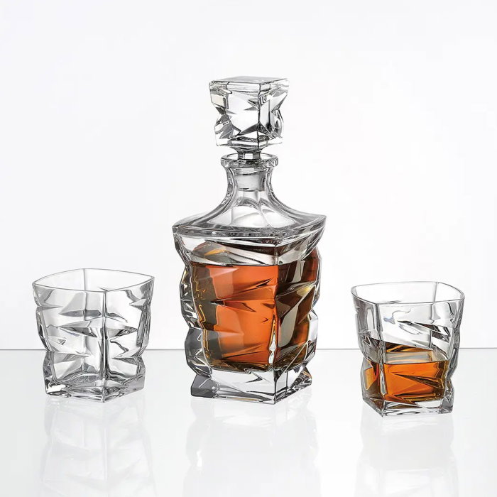Cadouri Barbati de Paste – Set Whisky Cristal Bohemia [4]