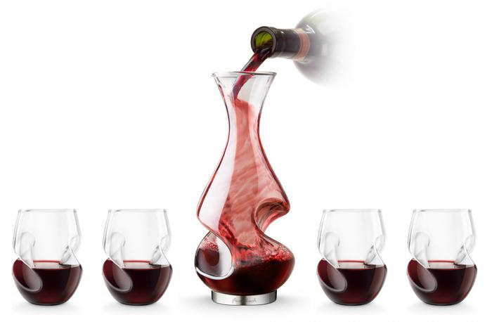 Cadou Decanter & Glasses Conundrum Aerator [1]