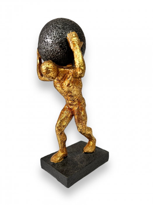 Statueta Atlas ce tine pe umeri bolta cereasca, Golden [1]