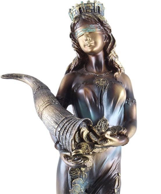 Statueta Zeiţa Fortuna - 35 cm înălţime [3]