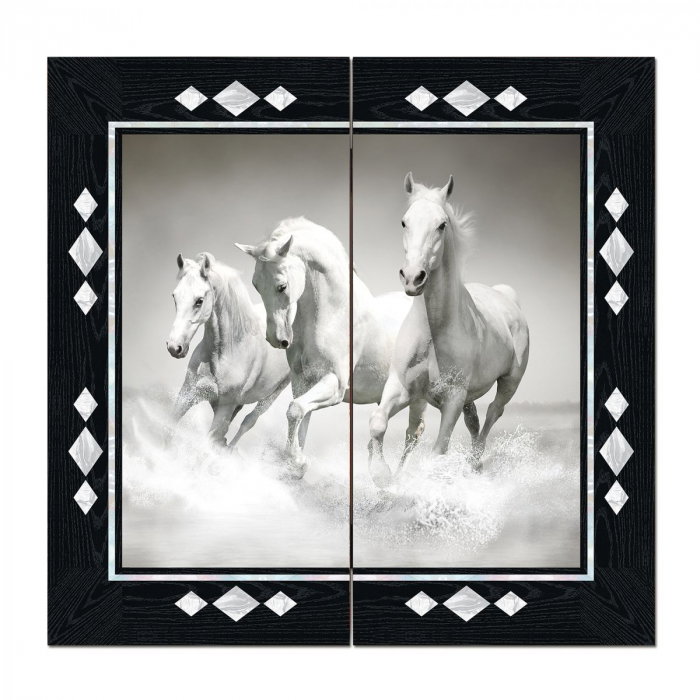 Joc de Table Backgammon Horses Black [1]
