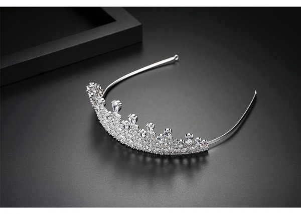 Tiara Borealy Flowers Wedding Pageant Prom [4]