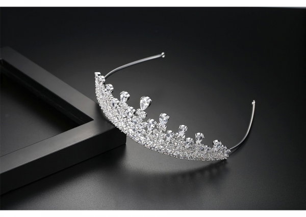 Tiara Borealy Flowers Wedding Pageant Prom [2]