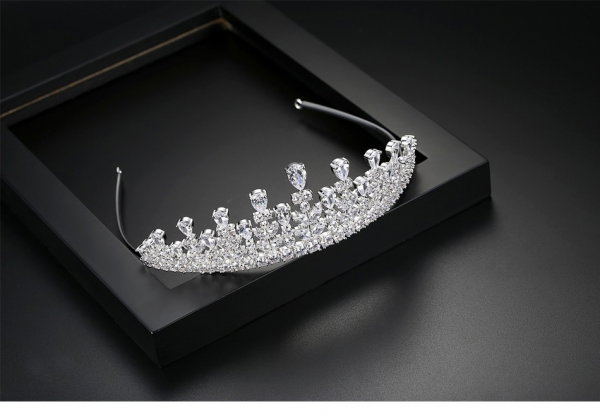 Tiara Borealy Flowers Wedding Pageant Prom [3]