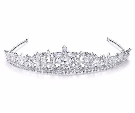 Tiara Mireasa Glamour Flowers Borealy [1]