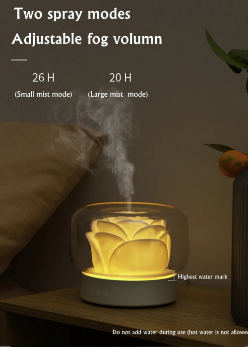 Umidificator/ difuzor aromaterapie, Rose Colours 6 Culori, 400 ml [7]