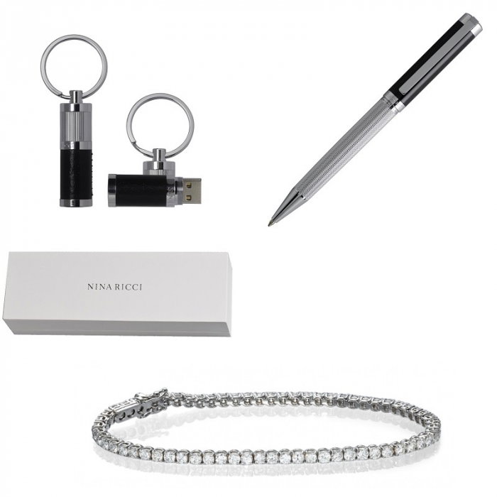 Set USB si Pix Nina Ricci Luxury & Bratara Tennis Borealy [1]