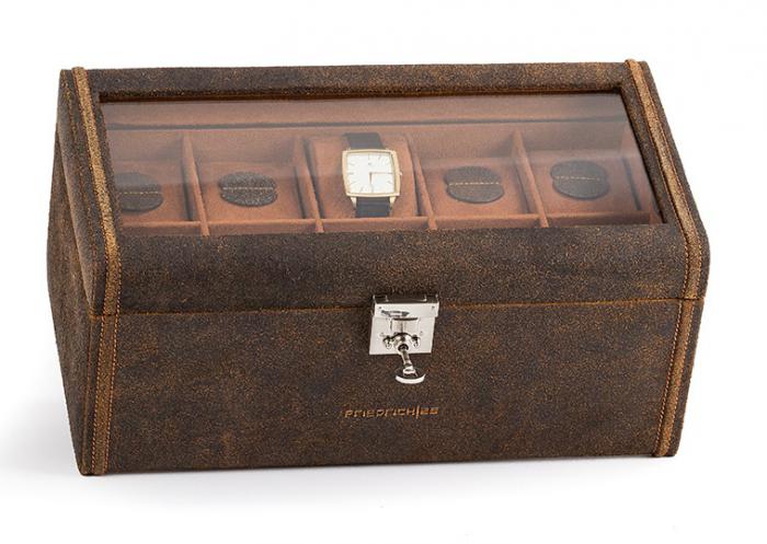 Set Cutie 20 ceasuri Cubano Piele Naturala by Friedrich si Note Pad Burgundy Hugo Boss [4]
