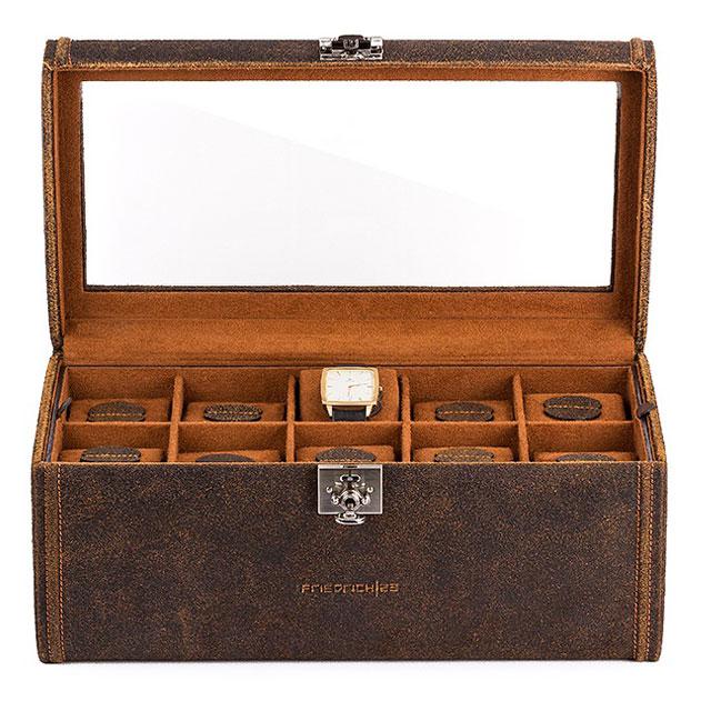 Set Cutie 20 ceasuri Cubano Piele Naturala by Friedrich si Note Pad Burgundy Hugo Boss [2]